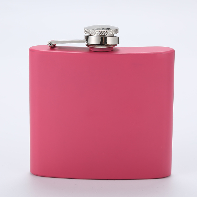 Wholesale Black Stainless Steel 8oz Insulated Hip Flask