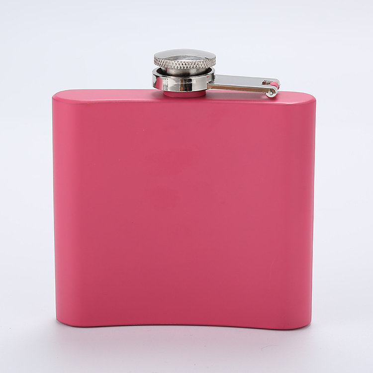 Wholesale Black Stainless Steel 8oz Insulated Hip Flask