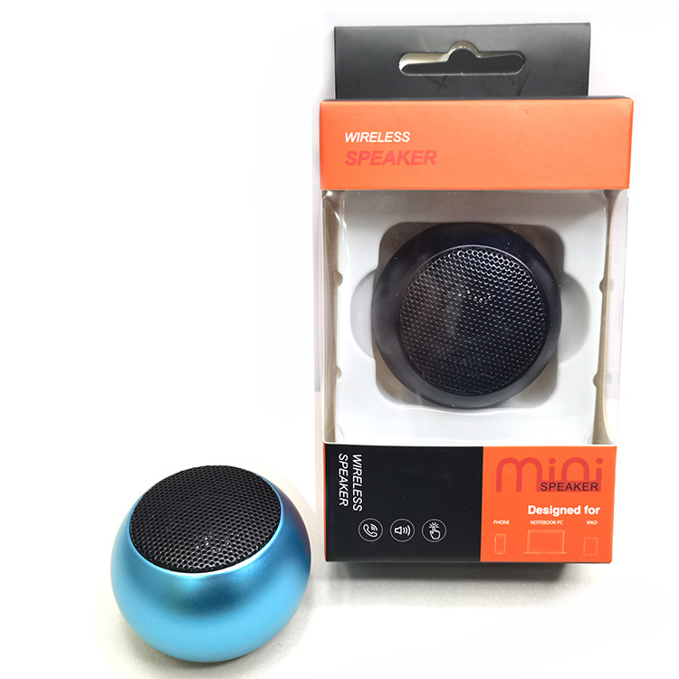 M3 Wireless Portable Mini bass BT Speaker Bass Loud Sound Woofer Hifi Music 1.25 Inch BT Metal Mini Outdoor Gift Speaker Active