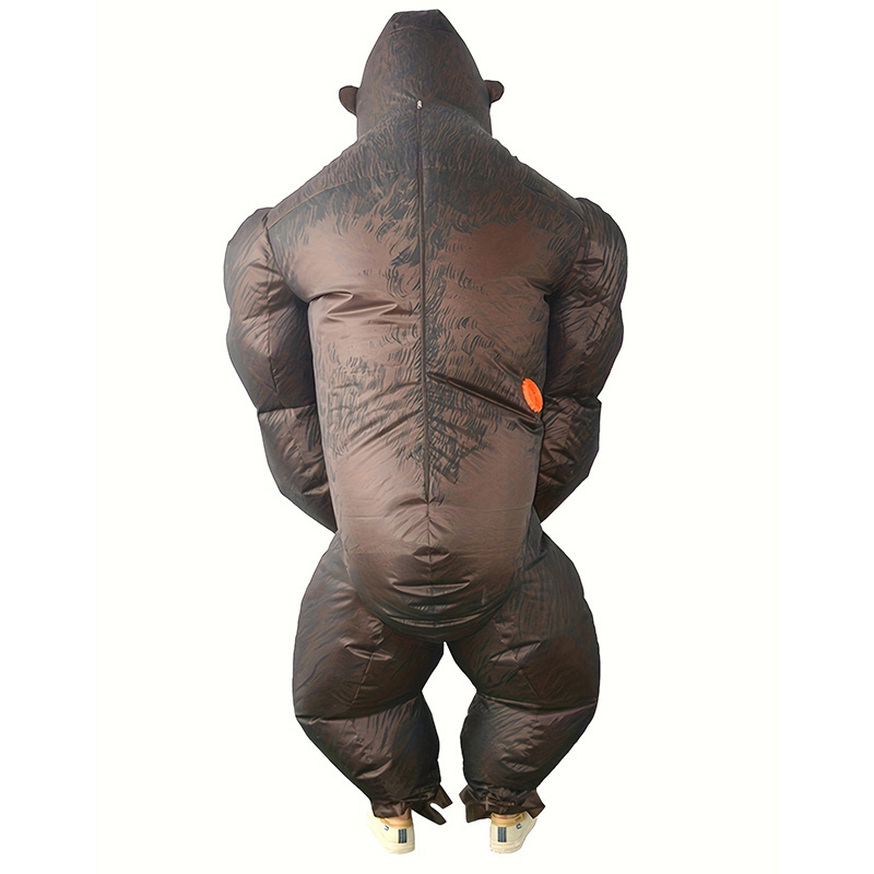 Halloween Cosplay Party Costume Inflatable Blow Up Costume Fursuits Funny Gorilla Costume For Adult