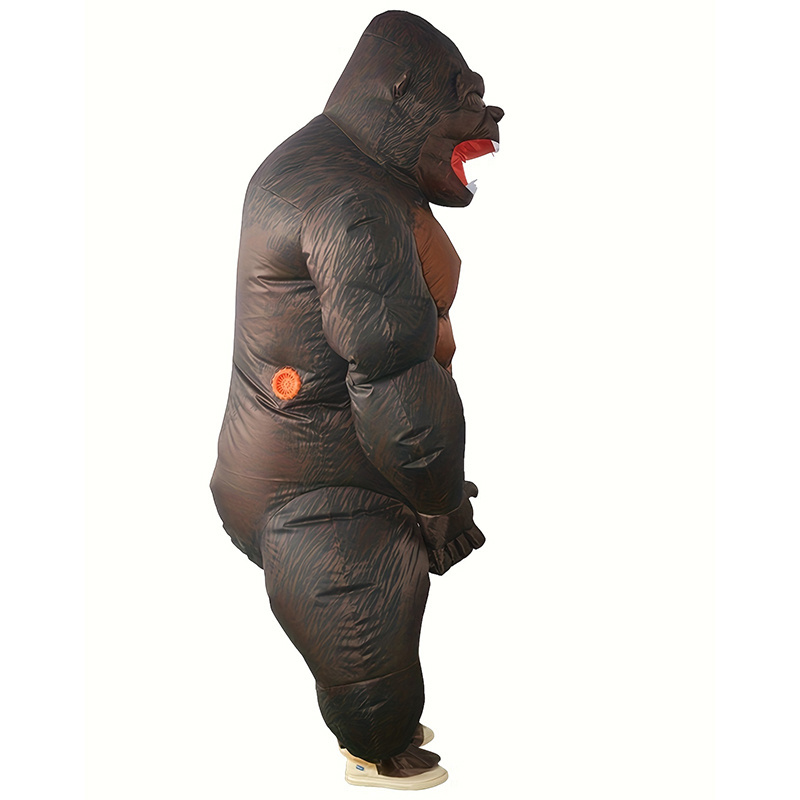 Halloween Cosplay Party Costume Inflatable Blow Up Costume Fursuits Funny Gorilla Costume For Adult