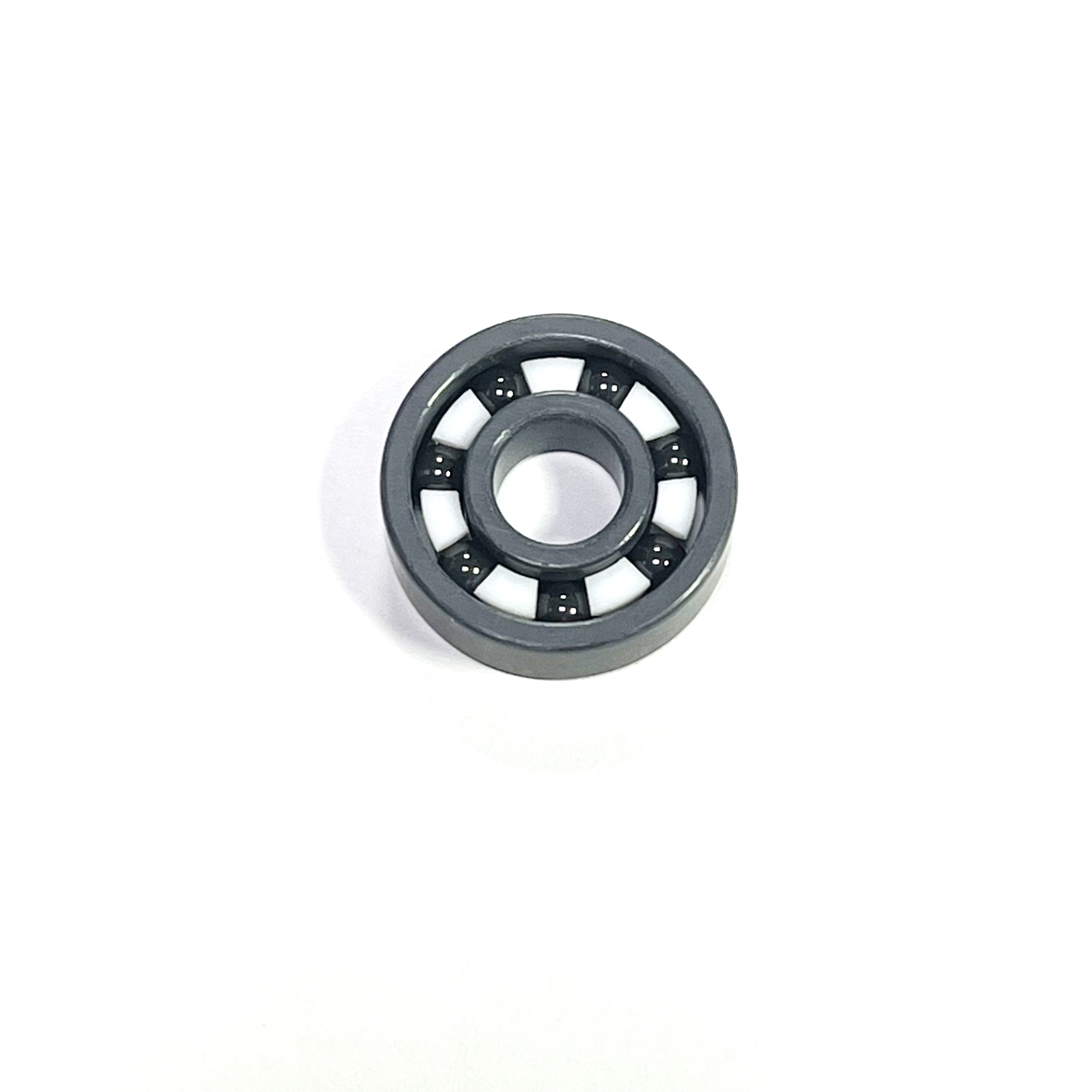 High Speed Bearing Si3N4 ZrO2 SiC Ceramics Stainless steel Hybrid Bearing 608 Ceramic Ball Bearings for Inline Skates