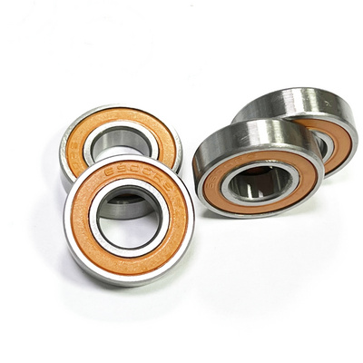 Steel Ball Bearing Bearings Orange Seal 22*10*6 6307 6007 6300 6302 2rs 6309 6900 Deep Groove Ball Bearing for Food Machinery