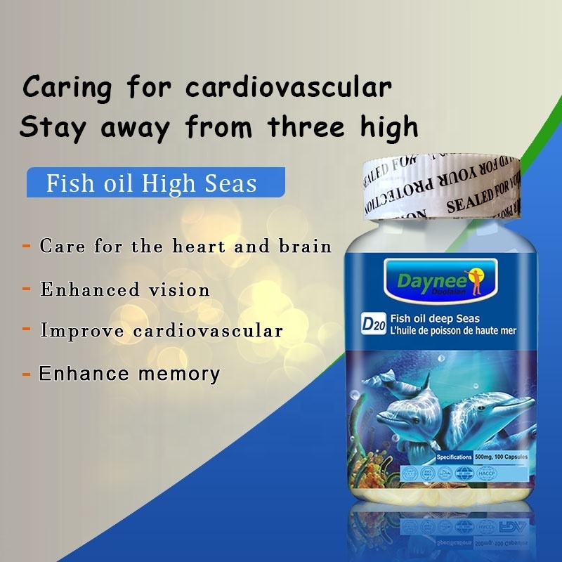 Healthcare Fish oil deep Seas Soft gel Supplement High Quality Halal Fish Oil Capsule