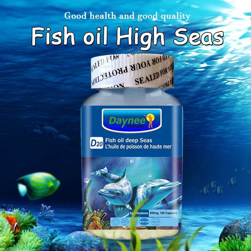 Healthcare Fish oil deep Seas Soft gel Supplement High Quality Halal Fish Oil Capsule