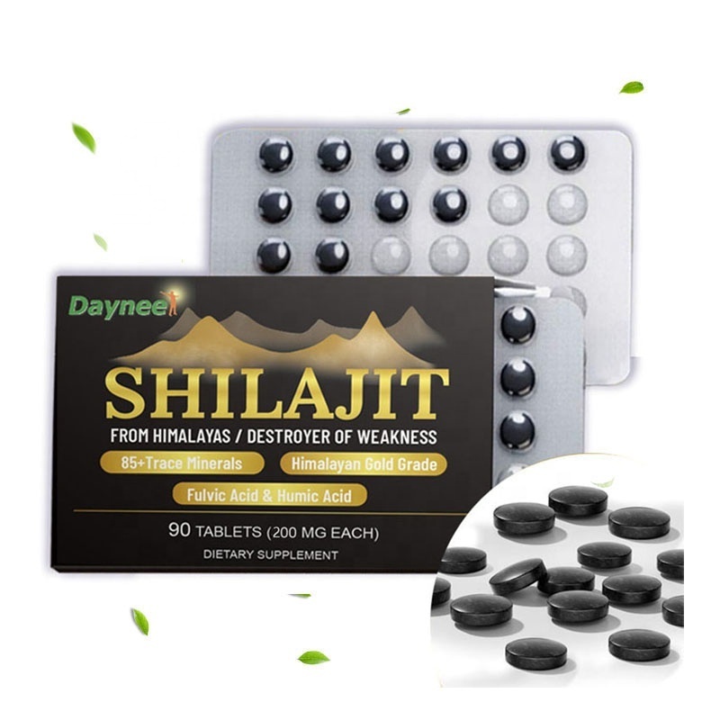 Pure Shilajit tablets capsules Organic Supplement Naturel shilajit resin pure himalayan