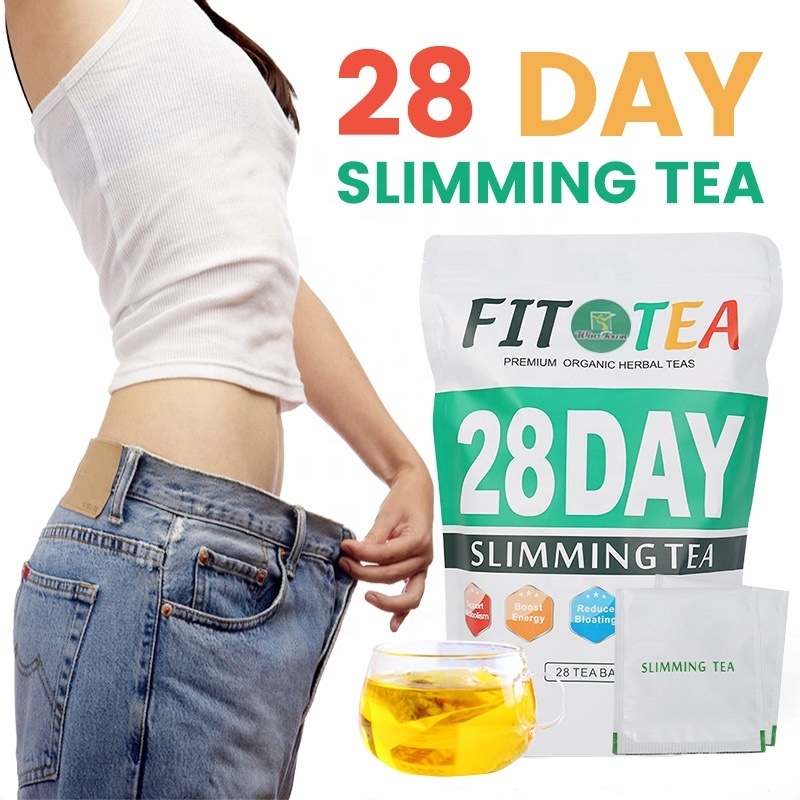 Slimming tea Private label Slim tea bag 28 day flat tummy products Herbal Detox weight loss for the minceur green tea