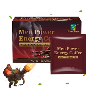 Private label men power coffee organic maca black energy Natural herbs Instant x power coffee for men man power energy coffee