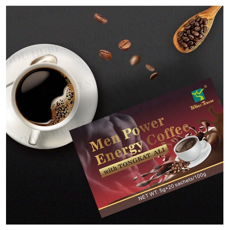 Private label men power coffee organic maca black energy Natural herbs Instant x power coffee for men man power energy coffee