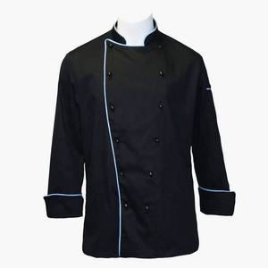 Wholesale custom embroidery logo design white italian chef uniform executive chef uniform with stock fabric