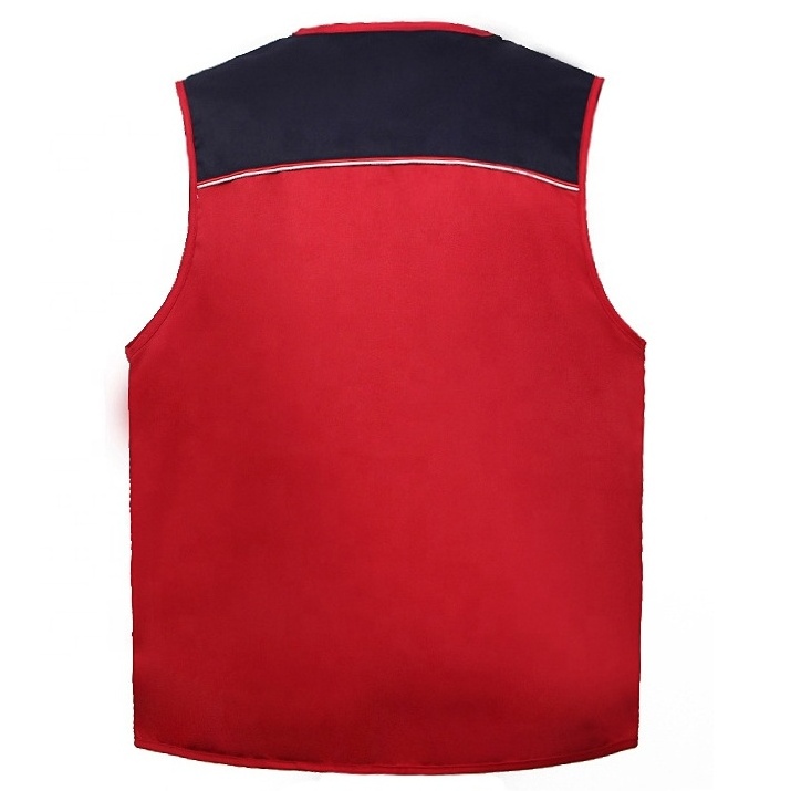 good quality uniform waistcoat vest waistcoat work vest with pocket