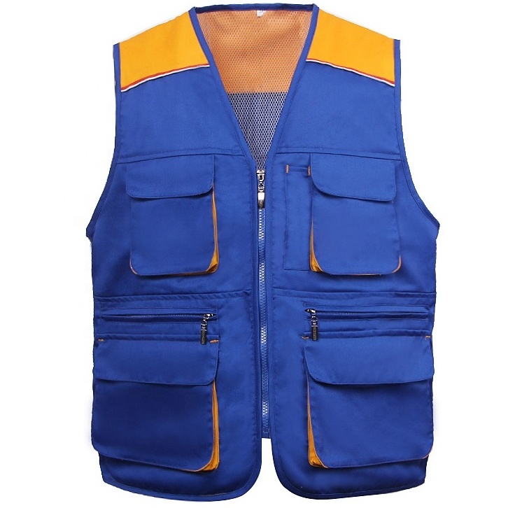 good quality uniform waistcoat vest waistcoat work vest with pocket