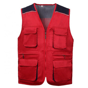 good quality uniform waistcoat vest waistcoat work vest with pocket