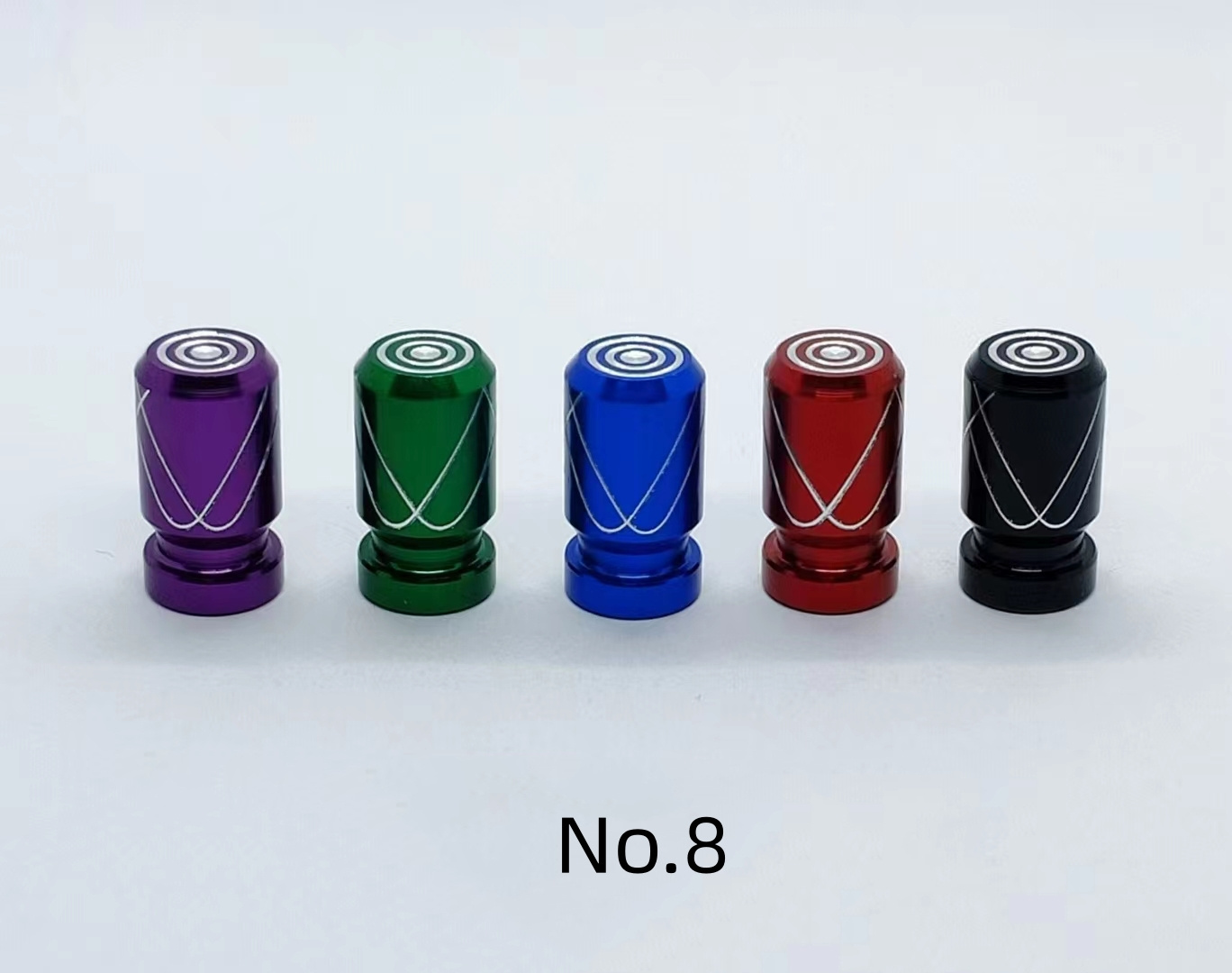 No.1-10 Fancy Valve Cap Series  Car Aluminum Chrome Tire Valve Covers Tapa valvulas Motorcycle Dust  Wheel Stem