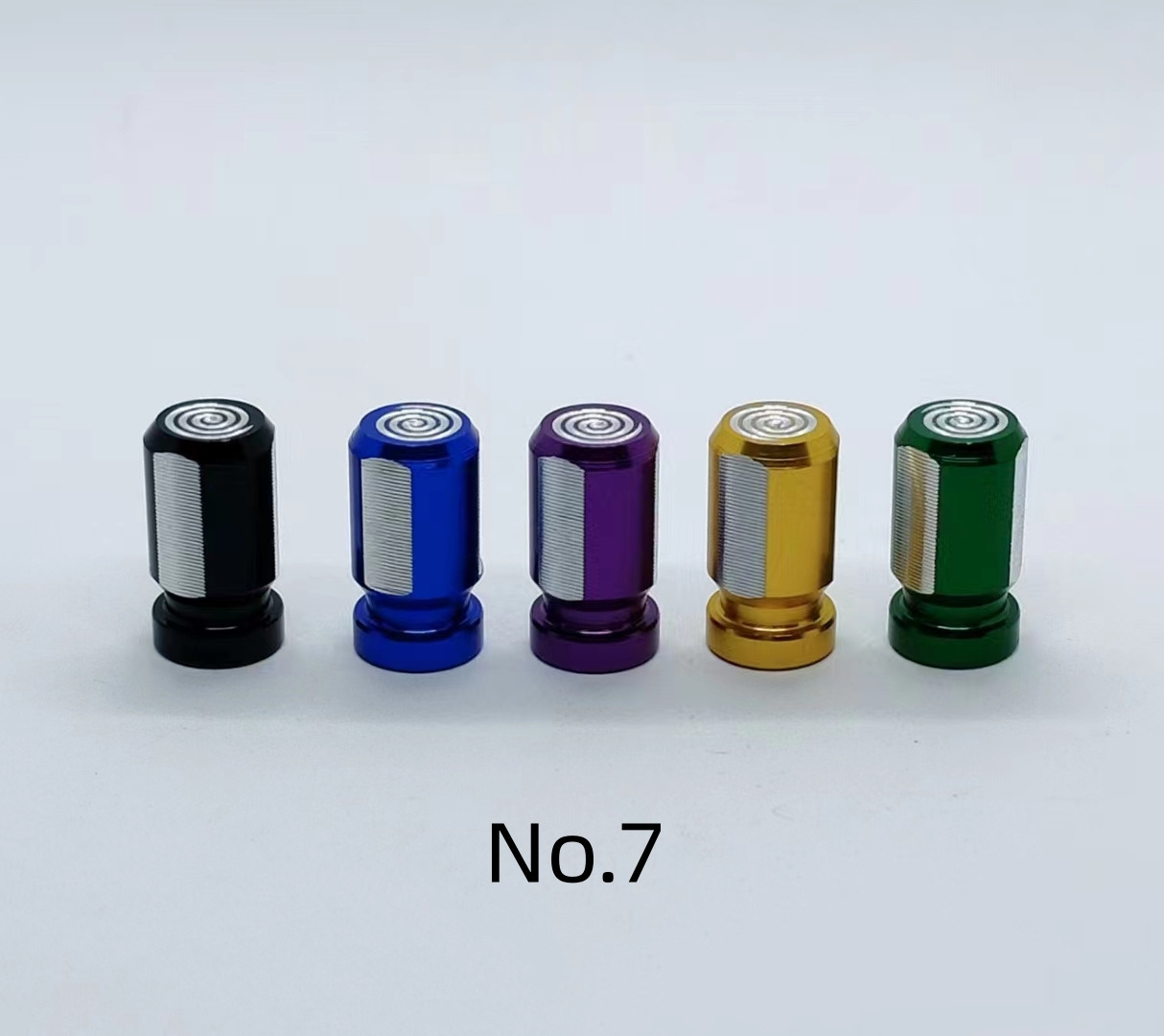 No.1-10 Fancy Valve Cap Series  Car Aluminum Chrome Tire Valve Covers Tapa valvulas Motorcycle Dust  Wheel Stem