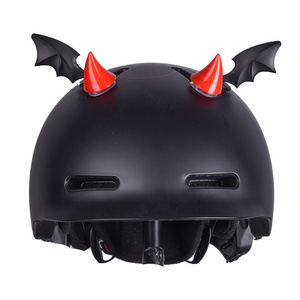 Demon Horn Motorcycle Helmet Decorated With Horn Sucker Small Horn On Motorcycle Helmet