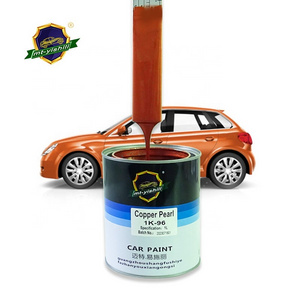 Chinese paint manufacturer 1K refinish Car spray paint is used for car refinish 1K-99 Gold pearl