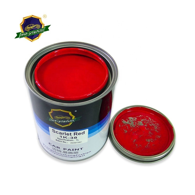 Price discount, high cost performance, 1k bright red car paint