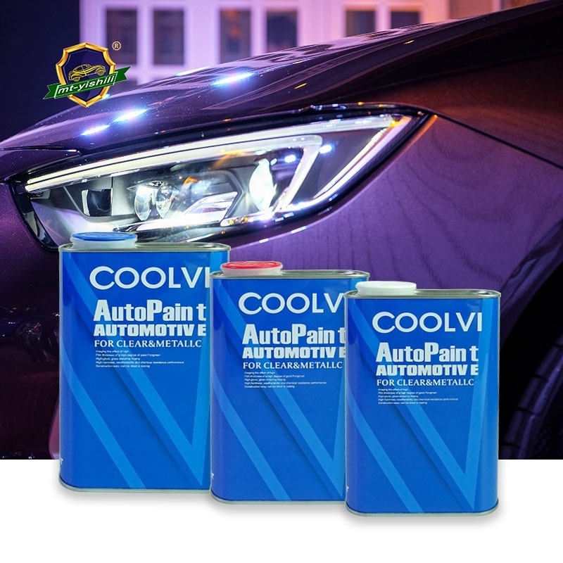 COOLVI  Universal Solvent Thinner Acrylic Car Paint 1K 2K Automotive Basecoat   Transparent high gloss coating