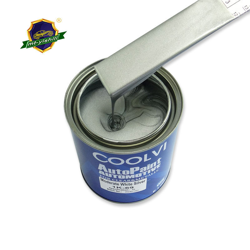 COOLVI  Moderate White Silver Repair paint  Finest Silver Car Paint Spray Paint Auto body Repair Solid Toners