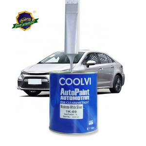 COOLVI  Moderate White Silver Repair paint  Finest Silver Car Paint Spray Paint Auto body Repair Solid Toners