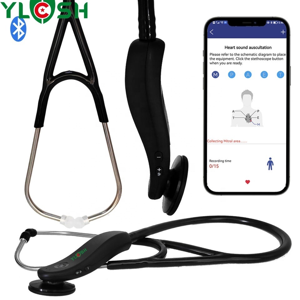 Litman Professional Portable bluetooth wireless intelligent Doctor Medical Dual Single Head Electronic Digital Stethoscope