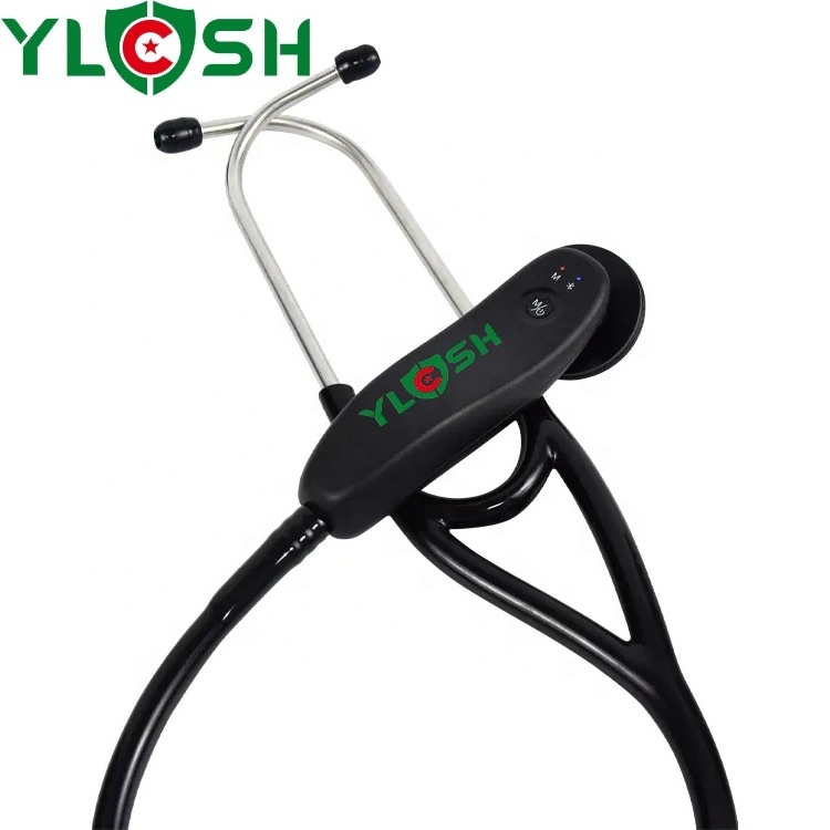 YLCSH Medical Equipment Stainless Steel Precordial Electronic Digital Stethoscope