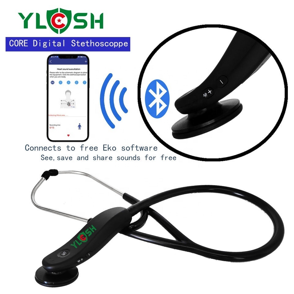 YLCSH digital visual stethoscope electronic digital stethoscopes  eko core digital stethoscope with bluetooth