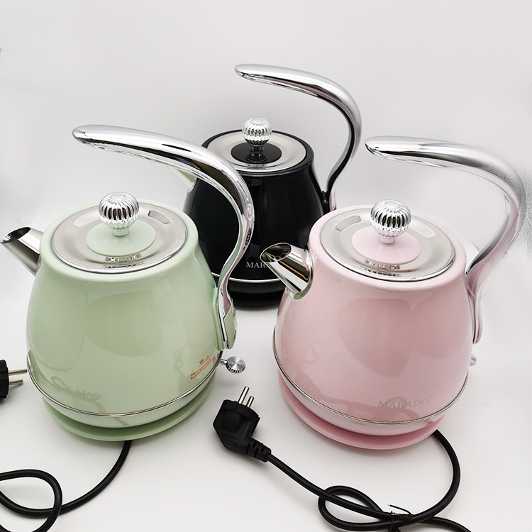 304 SS Electric Water Kettle Classic Nordic Style Retro