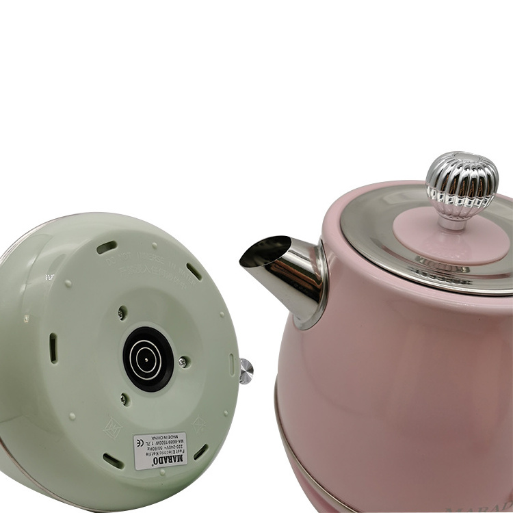 304 SS Electric Water Kettle Classic Nordic Style Retro