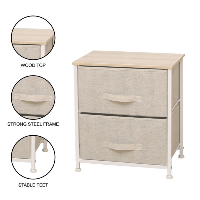 High quality source factory wholesale living room cabinet custom fabric drawer dresser 2 drawer locker hot