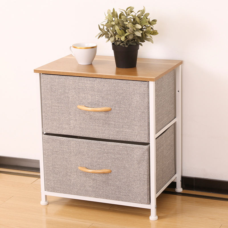 High quality source factory wholesale living room cabinet custom fabric drawer dresser 2 drawer locker hot