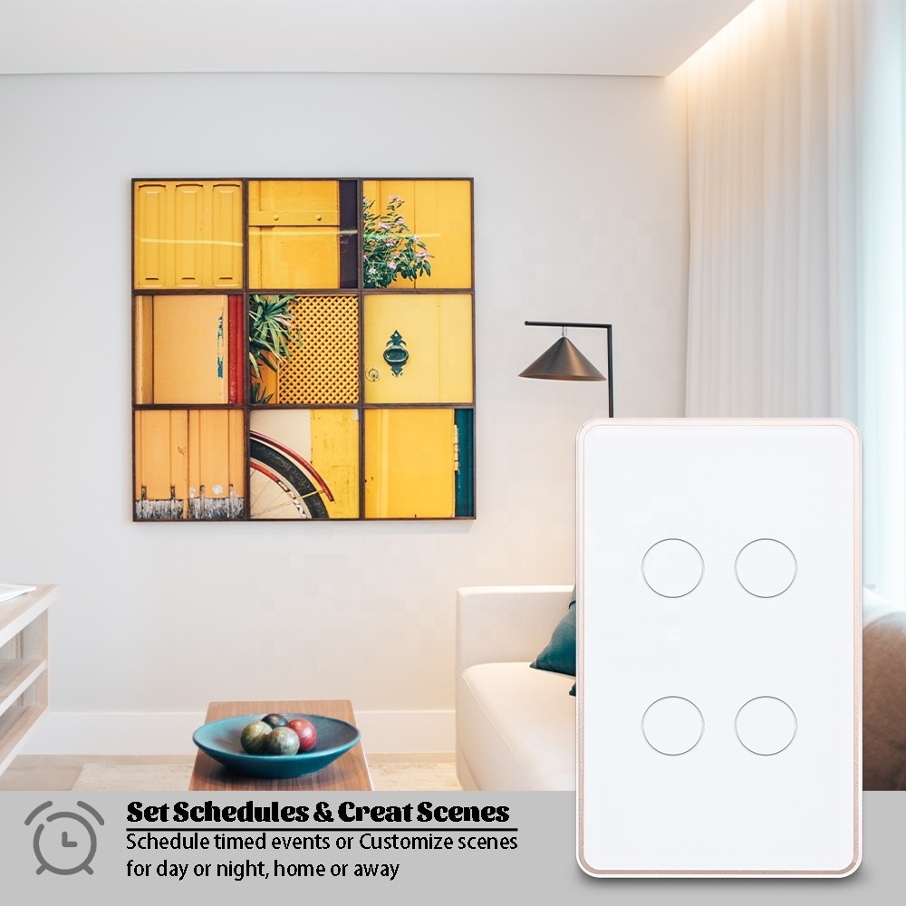 Tuya Zigbee Switch WiFi Smart Home Lights Switch Wireless Remote Electric Wall Switches Google Home Alexa Smartsteps