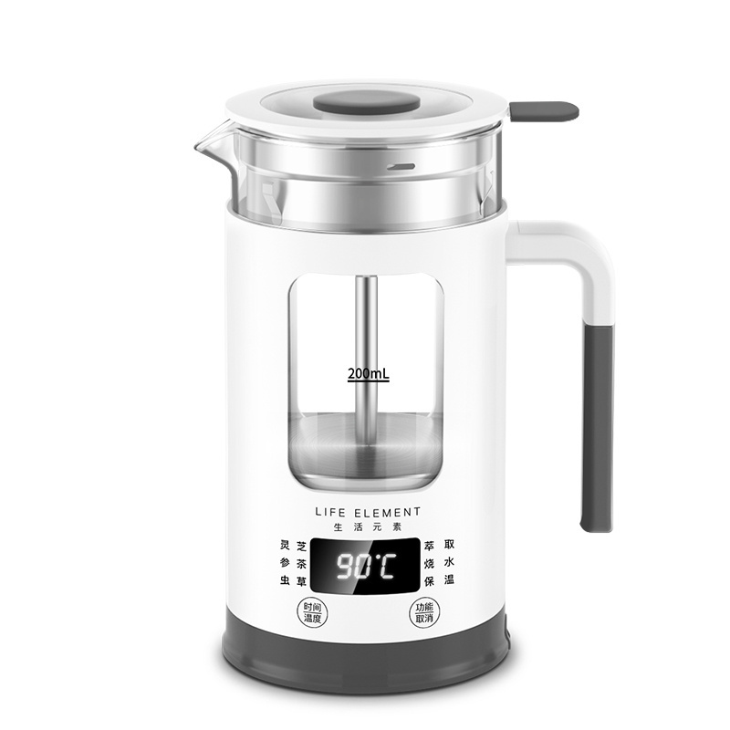 High quality 600ml mini multifunctional portable electric tea kettle with strainer and temperature adjustable