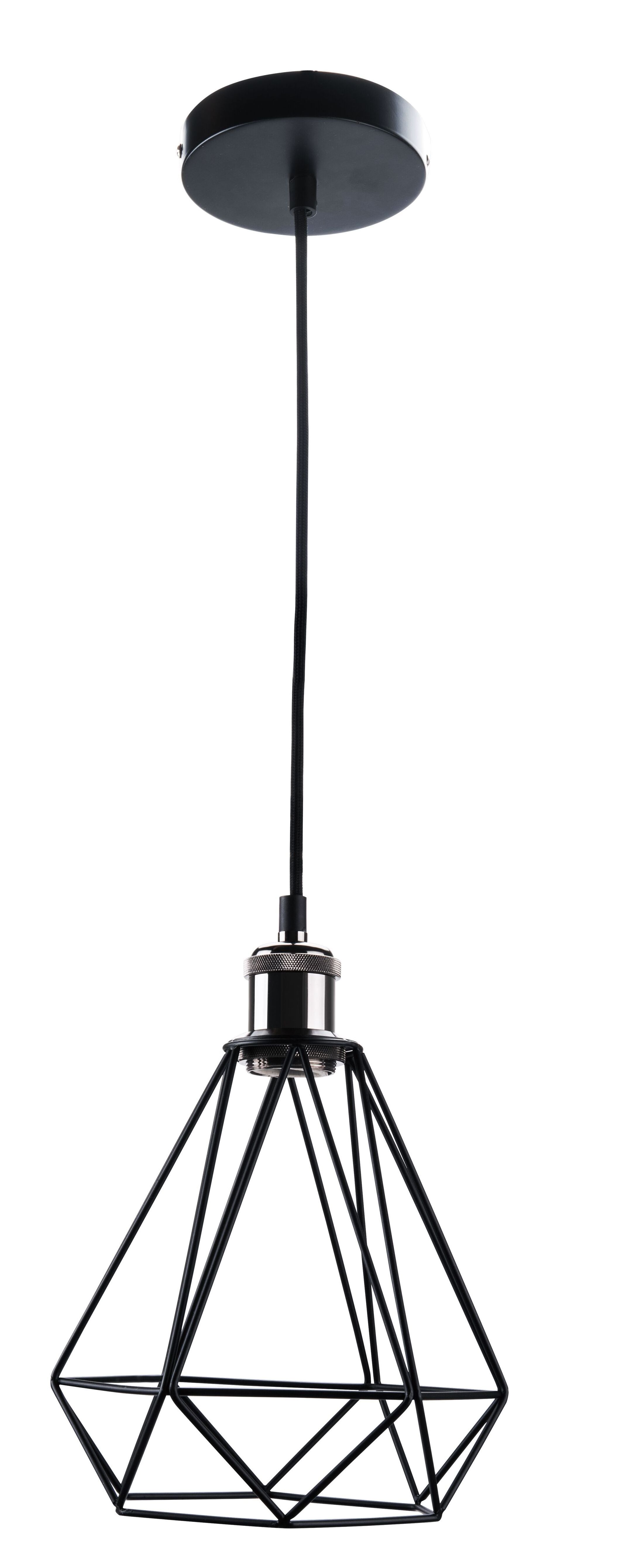 Industrial Pendant Light  With E26 E27 Base And Cage Shade   for Kitchen Home Lighting In Pendant Light Fixtures