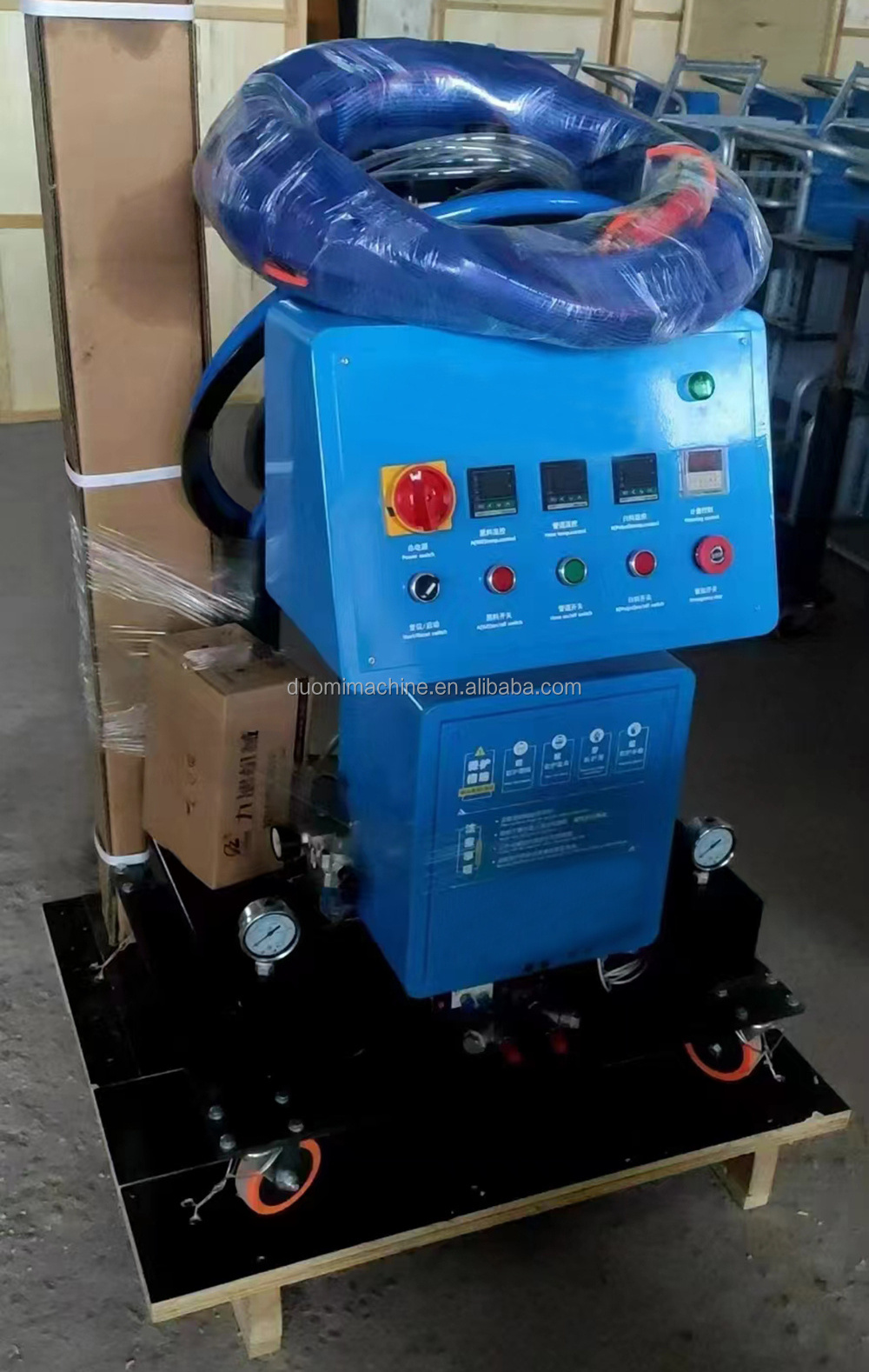 Small portable polyurethane foam pouring machine/injection equipment insulation for door packing