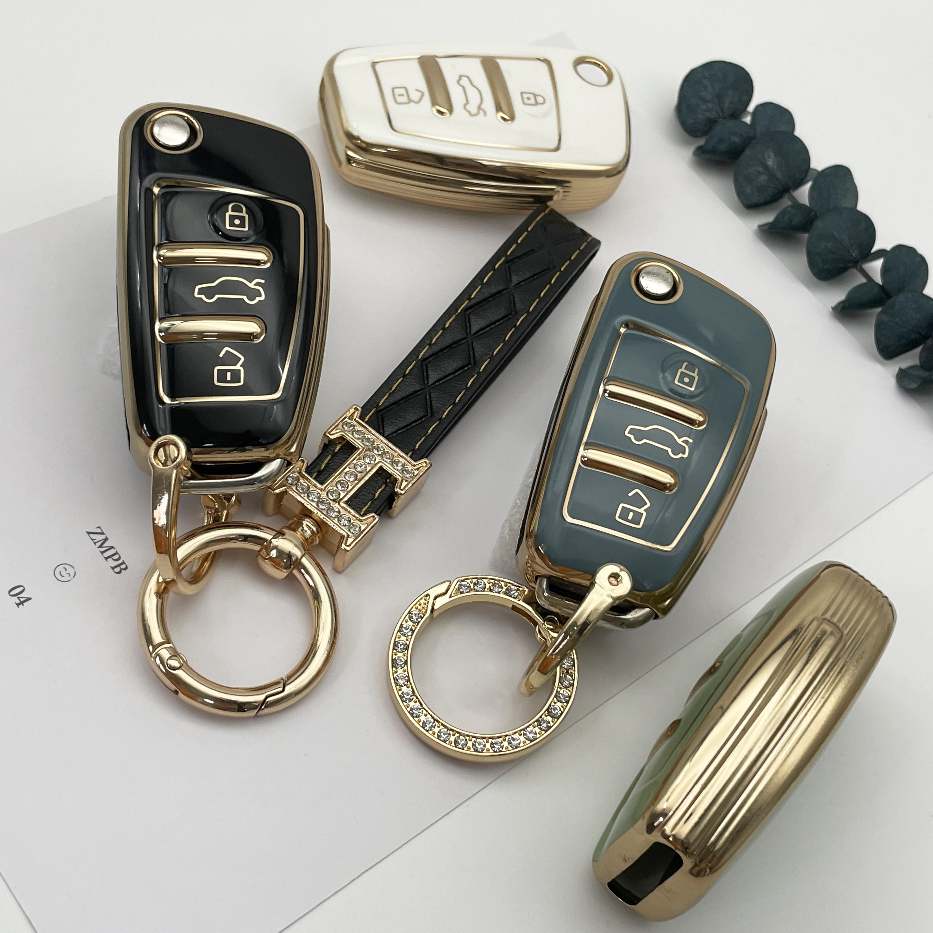 Stock available 2023 new innovation soft tpu remote car key shell cover for Audi A1/A3/A4/A4L/A6/A6L/Q2L/Q3/Q5/ Q7/TT/S3/RC3