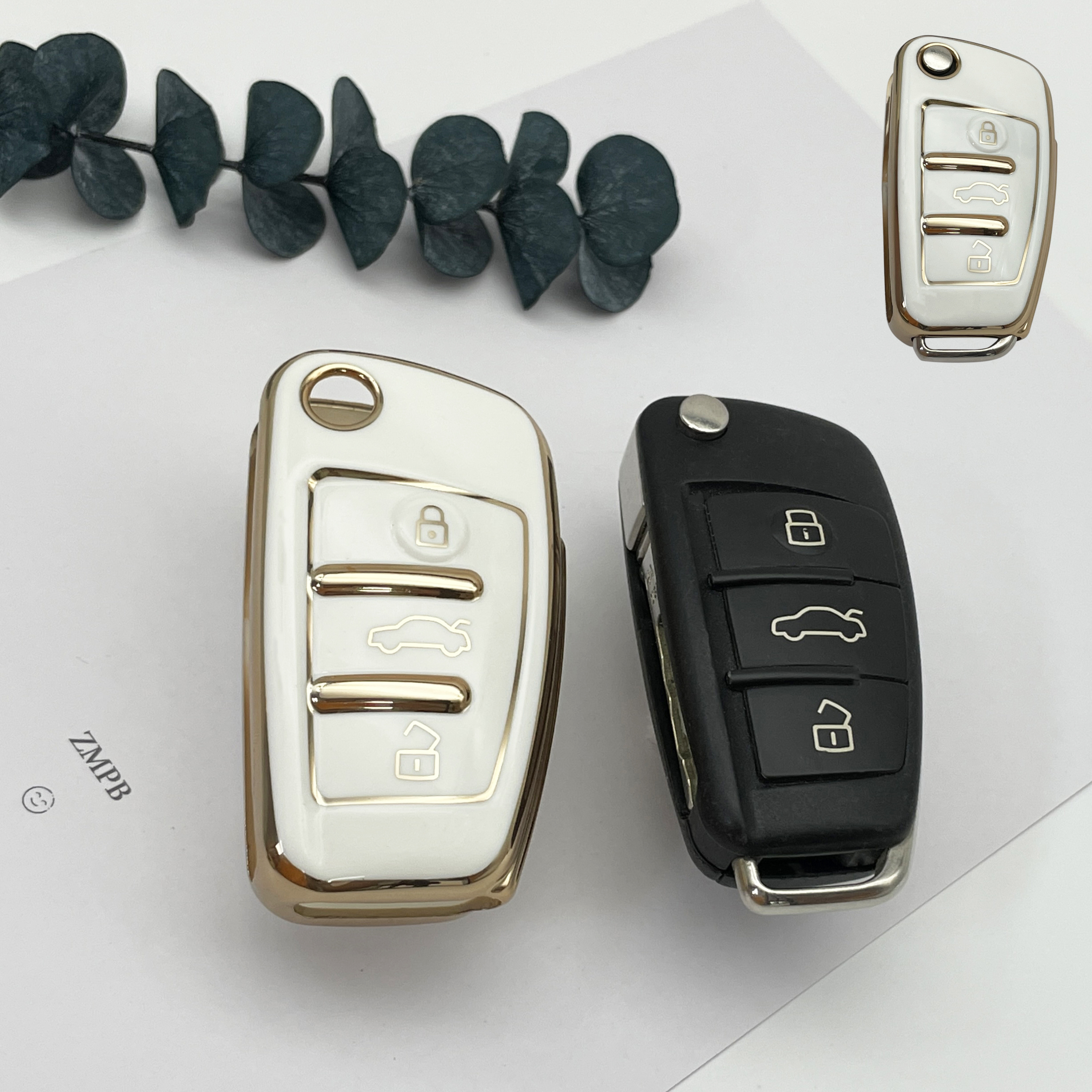 Stock available 2023 new innovation soft tpu remote car key shell cover for Audi A1/A3/A4/A4L/A6/A6L/Q2L/Q3/Q5/ Q7/TT/S3/RC3