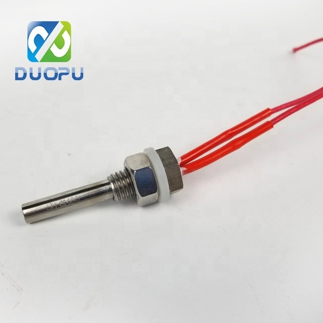 Duopu Factory Direct Supply M12 Screw Plug Immersion Single End Heat Cartridge