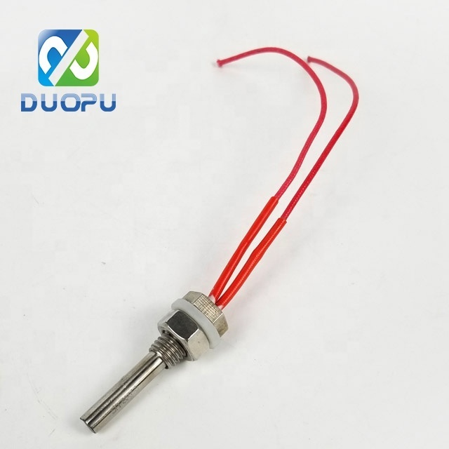 Duopu Factory Direct Supply M12 Screw Plug Immersion Single End Heat Cartridge