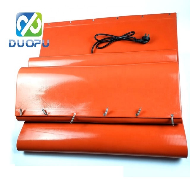 DuoPu Customized Silicone Rubber Heating Element Honey Drum Band Heater for 200 litre Metal Drums