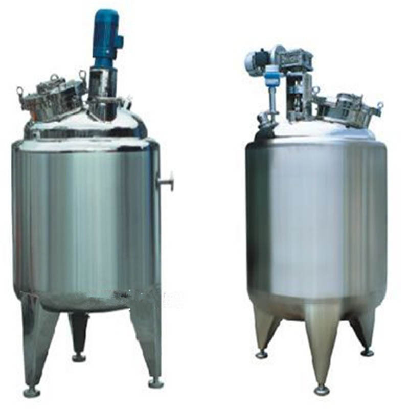 Stainless Steel Liquid Fertilizer Mixing Tank And Vacuum Emulsifying Mixer 10000L