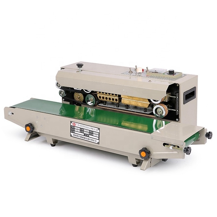 FR-900 Automatic horizontal plastic film bags heat sealing machine continuous band sealer machine