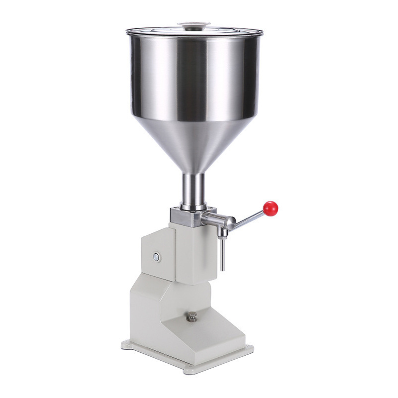 A03 Manual Handle Pressure Cream Filler Juice/Cream/Paste Filling Machine