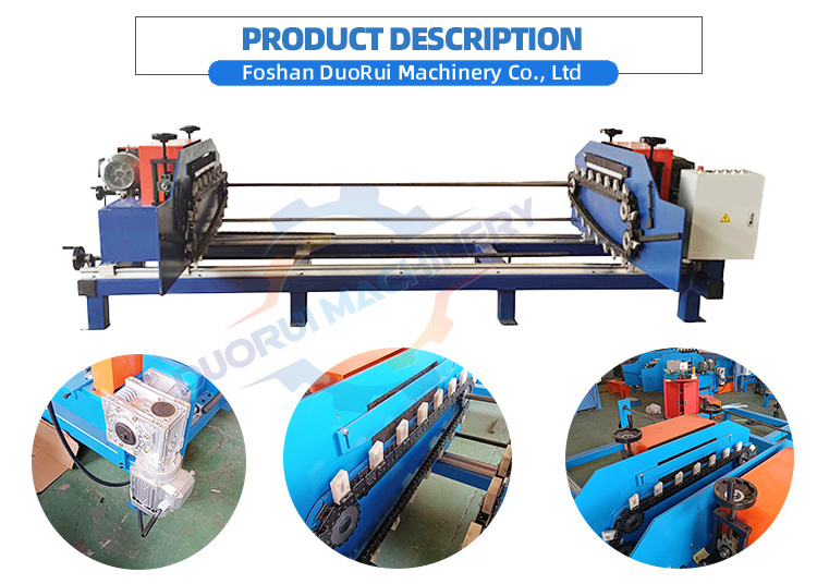 Full automatic Metal Pipe Tube Deburring Machine Brush Burr Cleaning Machine