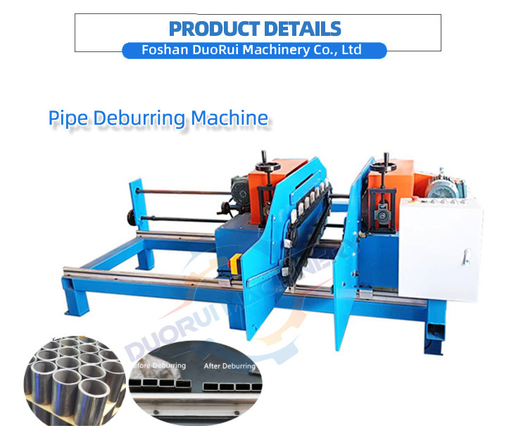 Full automatic Metal Pipe Tube Deburring Machine Brush Burr Cleaning Machine