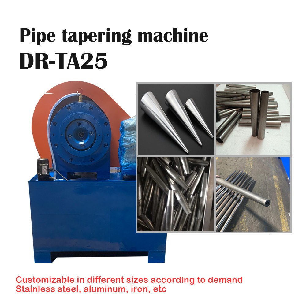 Factory Price Stainless Steel Tube Tapering Taper Machine Forming Flaring Cement Fencing Pole Making Tapered Pipe Machine