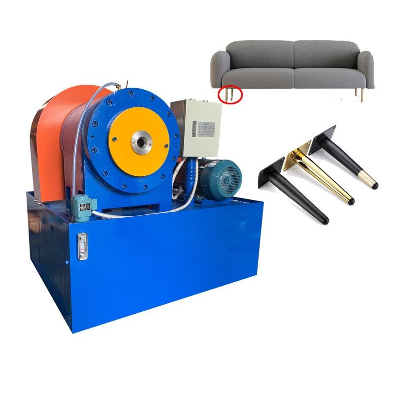 Low Noise Steel Pipe End Tapering Taper Swaging Machine Tube Diameter Reducing Machine for sofa metal legs