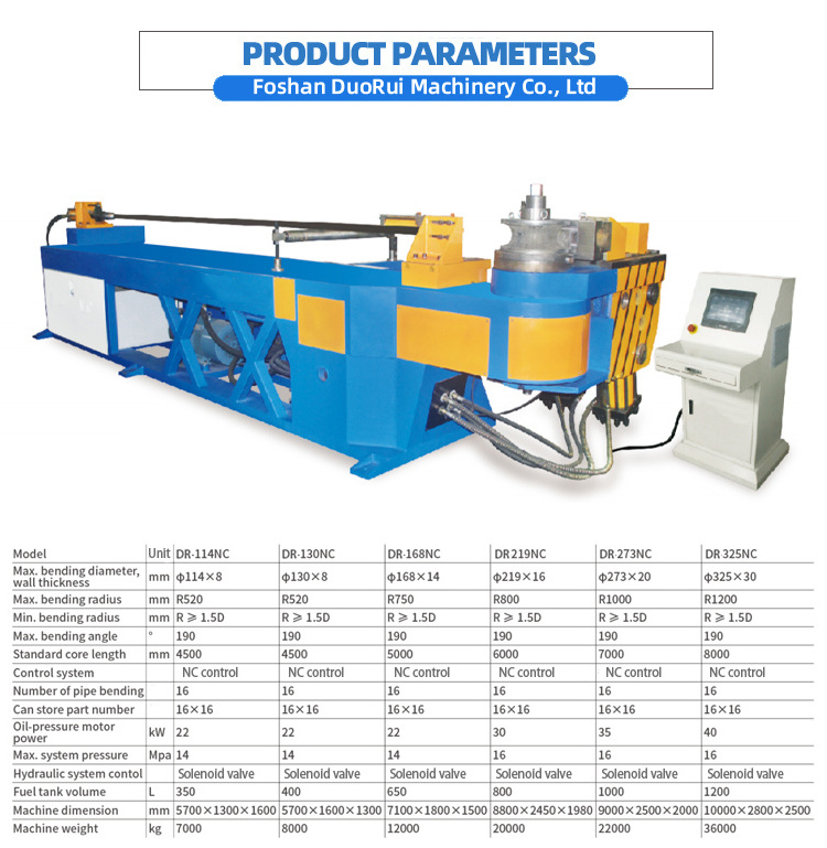 Automatic Tube Bender Pipe Bending Machine Steel Bending Machine