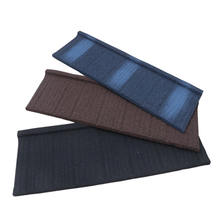 0.3mm 0.4mm Light Weight Roof Tiles Mould Stone Coated Metal Roof Tile Roofing Tiles Houses Building Materials